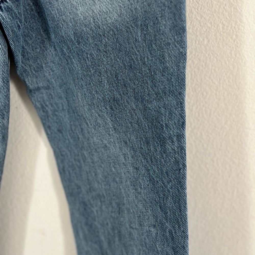 Size 10 girls blue jeans with adjustable waist. 7 For all mankind brand. - Picture 11 of 13